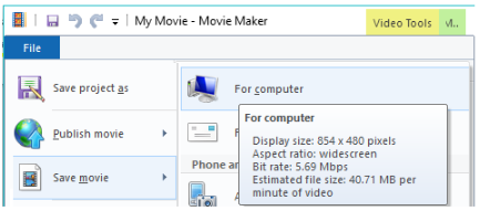 Tin học 9 Bài 14: Thiết kế phim bằng phần mềm Movie Maker | Giải bài tập Tin học lớp 9