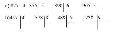 Giải Toán 3  Chia số có ba chữ số cho số có một chữ số  trang 72 | Giải bài tập Toán lớp 3