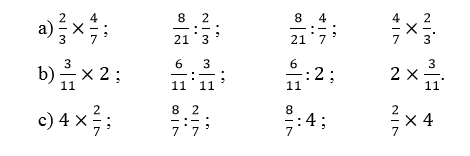 Giải Toán 4 Ôn tập về các phép tính với phân số (tiếp theo) trang 168, 169 | Giải bài tập Toán lớp 4