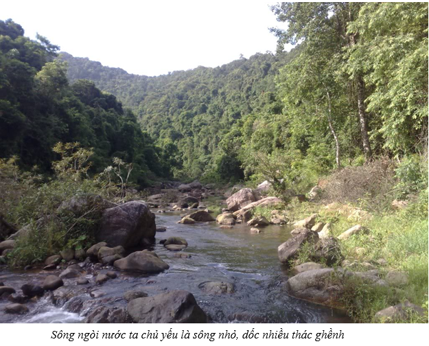 Lý thuyết Địa Lí 8 Bài 33: Đặc điểm sông ngòi Việt Nam hay, chi tiết 