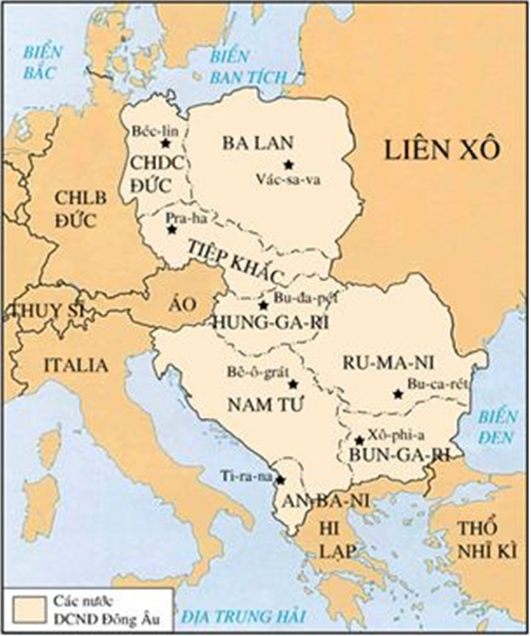 Lý thuyết Lịch Sử 12 Bài 2: Liên Xô và các nước Đông Âu (1945 - 2000). Liên Bang Nga (1991 - 2000) | Lý thuyết Lịch Sử 12 ngắn gọn