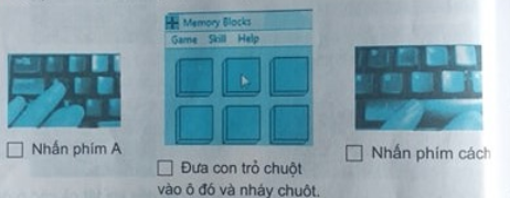 Giải sách bài tập Tin học lớp 3 Bài 1: Trò chơi Blocks