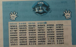 Gõ tự do bằng phần mềm Mario với hàng phím cơ bản và hàng phím trên