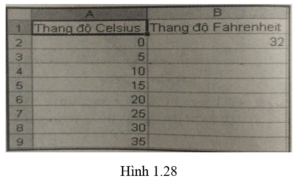 Bài 16 trang 34 Sách bài tập Tin học lớp 7 | Giải sách bài tập Tin học 7 hay nhất tại VietJack