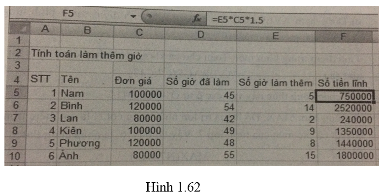 Bài 18 trang 35 Sách bài tập Tin học lớp 7 | Giải sách bài tập Tin học 7 hay nhất tại VietJack