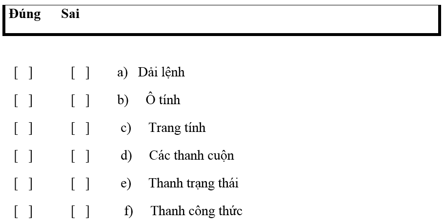 Bài 4 trang 6 Sách bài tập Tin học lớp 7 | Giải sách bài tập Tin học 7 hay nhất tại VietJack