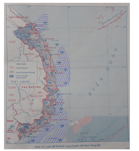 Tập bản đồ Địa Lí 9 Bài 26: Vùng duyên hải Nam Trung Bộ (tiếp theo) | Giải tập bản đồ địa lí lớp 9