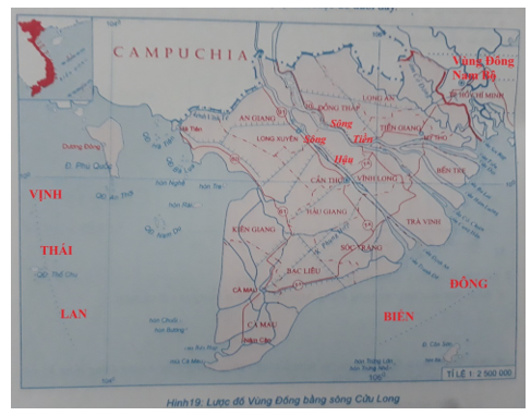 Tập bản đồ Địa Lí 9 Bài 35: Vùng Đồng bằng sông Cửu Long | Giải tập bản đồ địa lí lớp 9