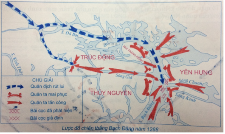 Tập bản đồ Lịch Sử 7 Bài 14: Ba lần kháng chiến chống quân xâm lược Mông - Nguyên (Thế kỉ 13) | Giải tập bản đồ Lịch Sử lớp 7