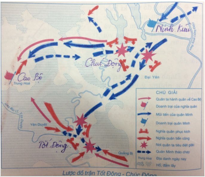 Tập bản đồ Lịch Sử 7 Bài 19: Cuộc khởi nghĩa Lam Sơn | Giải tập bản đồ Lịch Sử lớp 7