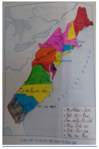 Tập bản đồ Lịch Sử 8 Bài 1: Những cuộc cách mạng tư sản đầu tiên | Giải tập bản đồ Lịch Sử lớp 8