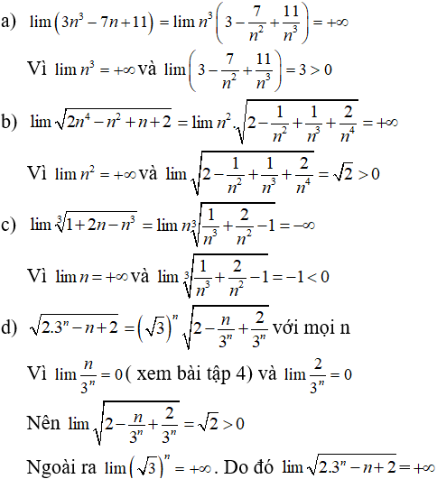 Giải Toán 11 nâng cao | Giải bài tập Toán lớp 11 nâng cao