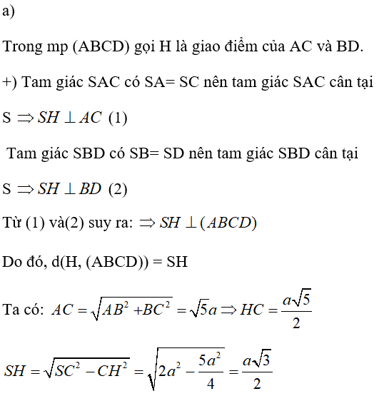 Giải Toán 11 nâng cao | Giải bài tập Toán lớp 11 nâng cao