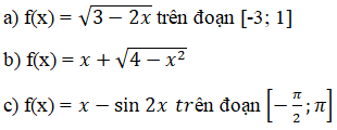 Giải Toán 12 nâng cao | Giải bài tập Toán lớp 12 nâng cao