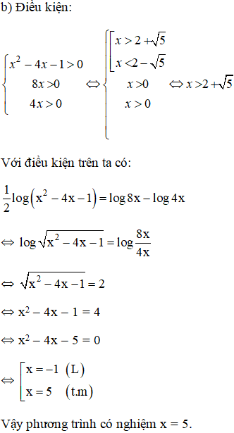 Giải bài 4 trang 85 sgk Giải tích 12 | Để học tốt Toán 12