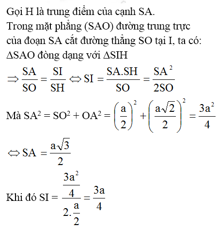 Giải bài 6 trang 50 sgk Hình học 12 | Để học tốt Toán 12