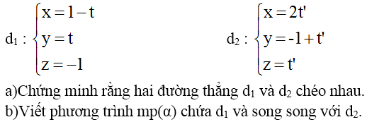 Giải bài 7 trang 100 sgk Hình học 12 | Để học tốt Toán 12