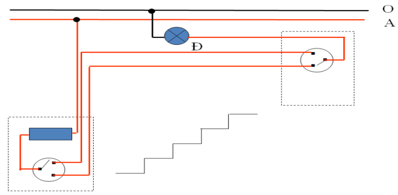 Bài 9: Thực hành: Lắp mạch điện hai công tắc ba cực điều khiển một đèn