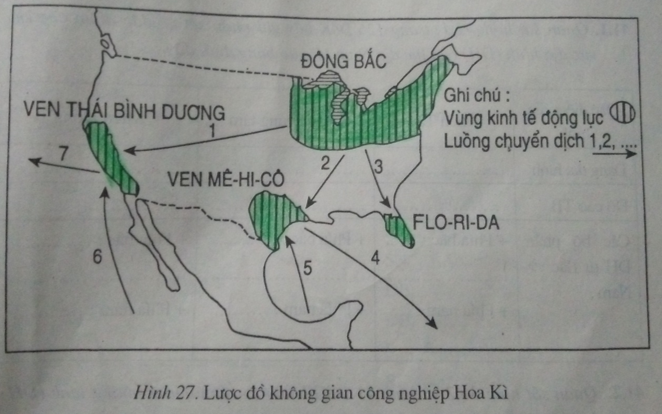 Bài 40: Thực hành: Tìm hiểu vùng công nghiệp truyền thống ở Đông Bắc Hoa Kì và vùng công nghiệp 