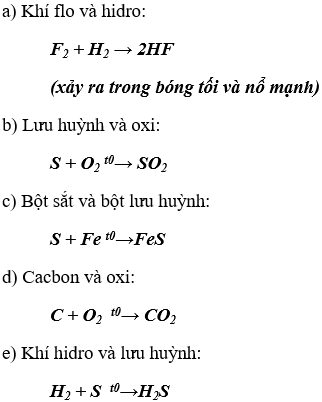 Bài 25: Tính chất của phi kim