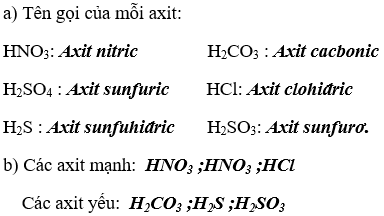 Bài 3: Tính chất hóa học của axit