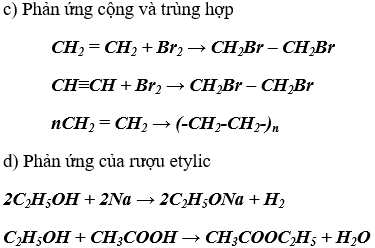 Bài 56: Ôn tập cuối năm: Phần 2: Hóa hữu cơ