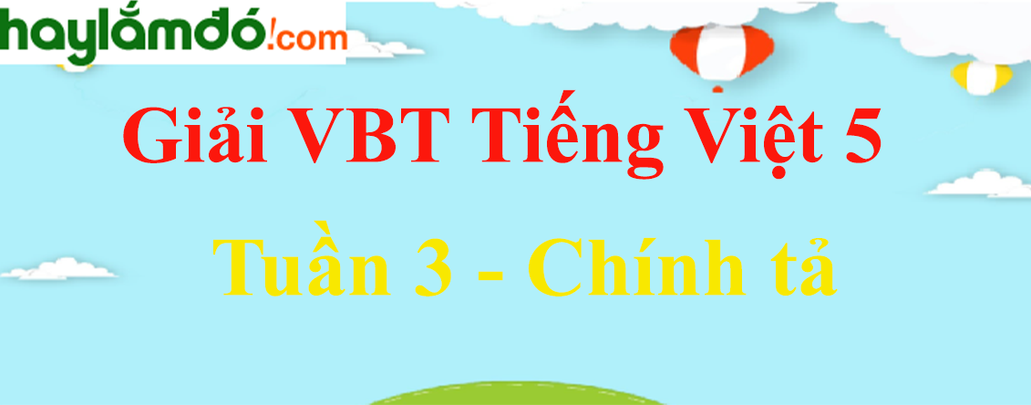Vở bài tập Tiếng Việt lớp 5 Tập 1 trang 13, 14 - Chính tả