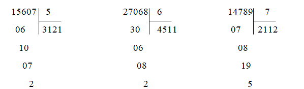 Giải Vở bài tập Toán 3 Bài 150: Chia số có năm chữ số với số có một chữ số (tiếp theo) trang 77  | Giải vở bài tập Toán lớp 3