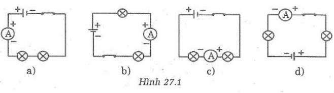 Bài 27: Thực hành: Đo cường độ dòng điện và hiệu điện thế đối với đoạn mạch nối tiếp