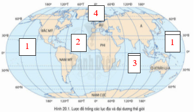 Giáo án Địa Lí 6 Bài 20: Thực hành: Xác định trên lược đồ các đại dương thế giới | Cánh diều
