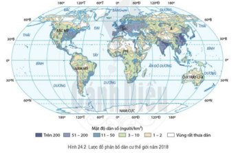 Giáo án Địa Lí 6 Bài 24: Dân số thế giới. Sự phân bố dân cư thế giới. Các thành phố lớn trên thế giới | Cánh diều