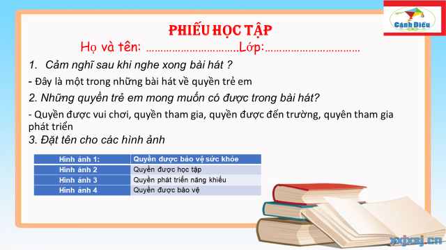 Giáo án GDCD 6 Bài 12: Quyền trẻ em | Cánh diều