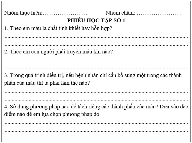 Giáo án KHTN 6 Bài 16: Một số phương pháp tách chất ra khỏi hỗn hợp | Giáo án Khoa học tự nhiên 6 Chân trời sáng tạo