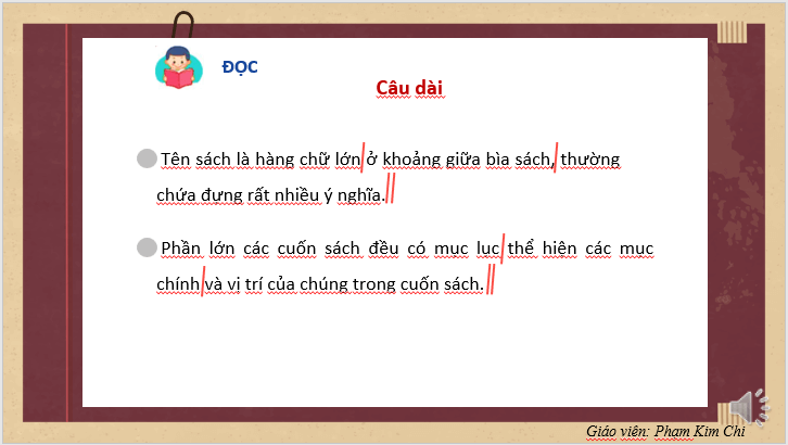 Giáo án điện tử Cuốn sách của em lớp 2 | PPT Tiếng Việt lớp 2 Kết nối tri thức