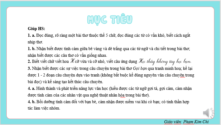 Giáo án điện tử Gọi bạn lớp 2 | PPT Tiếng Việt lớp 2 Kết nối tri thức