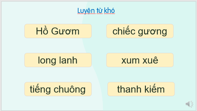 Giáo án điện tử Hồ Gươm lớp 2 | PPT Tiếng Việt lớp 2 Kết nối tri thức