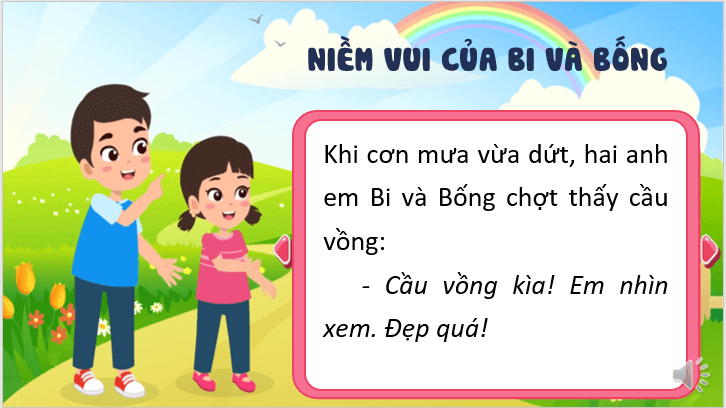 Giáo án điện tử Niềm vui của Bi và Bống lớp 2 | PPT Tiếng Việt lớp 2 Kết nối tri thức