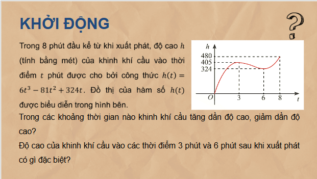 Giáo án điện tử Toán 12 Bài 1: Tính đơn điệu và cực trị của hàm số | PPT Toán 12 Chân trời sáng tạo