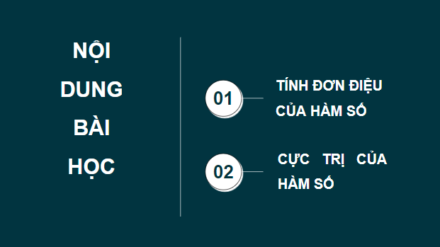 Giáo án điện tử Toán 12 Bài 1: Tính đơn điệu và cực trị của hàm số | PPT Toán 12 Kết nối tri thức