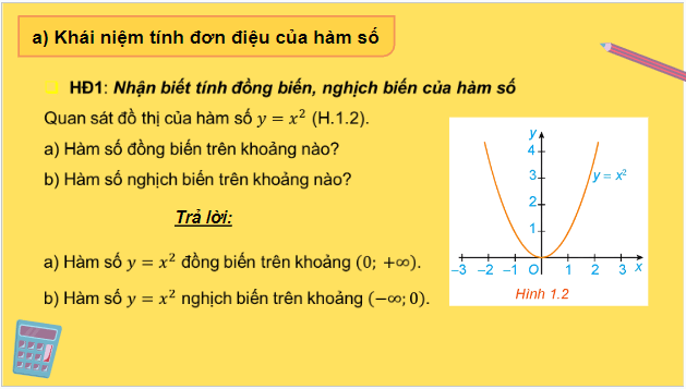 Giáo án điện tử Toán 12 Bài 1: Tính đơn điệu và cực trị của hàm số | PPT Toán 12 Kết nối tri thức