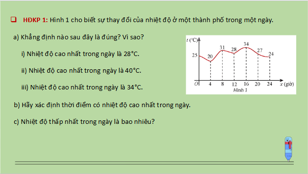 Giáo án điện tử Toán 12 Bài 2: Giá trị lớn nhất, giá trị nhỏ nhất của hàm số | PPT Toán 12 Chân trời sáng tạo