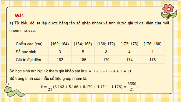 Giáo án điện tử Toán 12 Bài 2: Phương sai và độ lệch chuẩn của mẫu số liệu ghép nhóm | PPT Toán 12 Chân trời sáng tạo