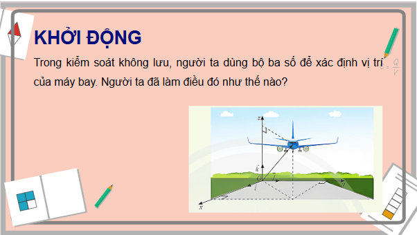 Giáo án điện tử Toán 12 Bài 2: Toạ độ của vectơ trong không gian | PPT Toán 12 Chân trời sáng tạo