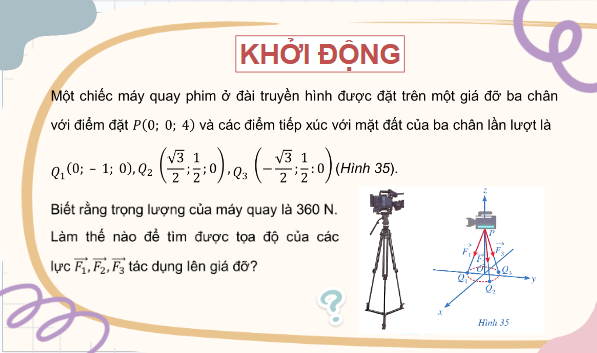 Giáo án điện tử Toán 12 Bài 3: Biểu thức toạ độ của các phép toán vectơ | PPT Toán 12