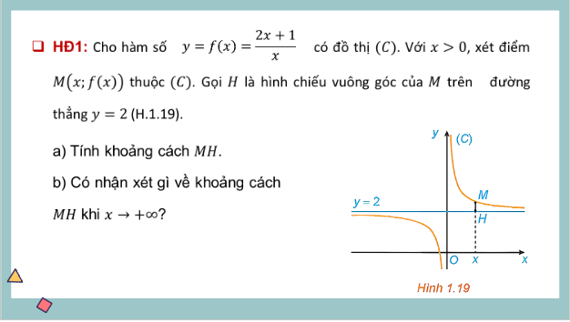 Giáo án điện tử Toán 12 Bài 3: Đường tiệm cận của đồ thị hàm số | PPT Toán 12 Kết nối tri thức