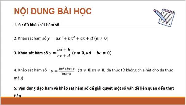 Giáo án điện tử Toán 12 Bài 4: Khảo sát và vẽ đồ thị một số hàm số cơ bản | PPT Toán 12 Chân trời sáng tạo