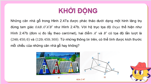 Giáo án điện tử Toán 12 Bài 8: Biểu thức toạ độ của các phép toán vectơ | PPT Toán 12 Kết nối tri thức