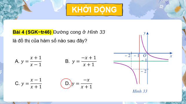 Giáo án điện tử Toán 12 Bài tập cuối chương 1 | PPT Toán 12