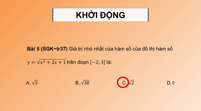 Giáo án điện tử Toán 12 Bài tập cuối chương 1 | PPT Toán 12 Chân trời sáng tạo