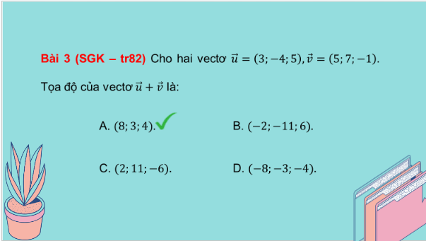 Giáo án điện tử Toán 12 Bài tập cuối chương 2 | PPT Toán 12